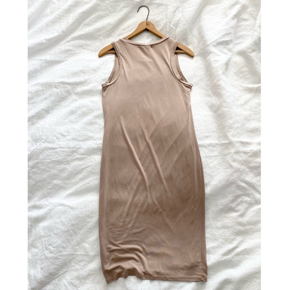 Mikey & Joey Double Knit Shift Dress in Sand-drift - Picture 3 of 12